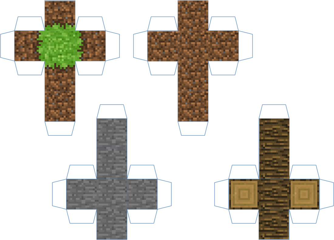 blue blocks in minecraft